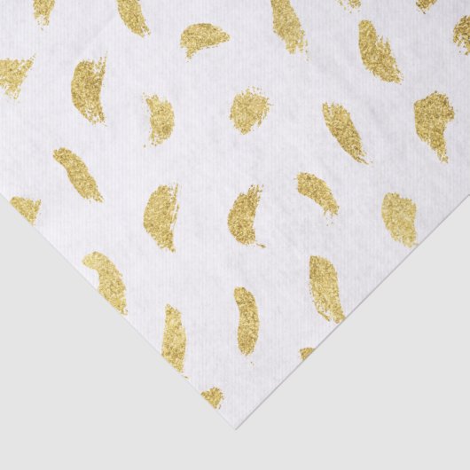  Goud Glam Wit Abstract Tissuepapier (Detail)