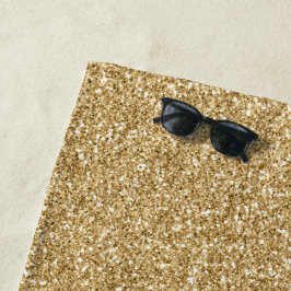 Goud Glans Glitter Strandlaken