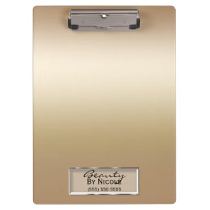 Goud Glans Schitter Elegante Chic Glam Persoonlijk Klembord