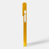 Goud glanzend roestvrij staal metaal Case-Mate iPhone case (Achterkant / Links)