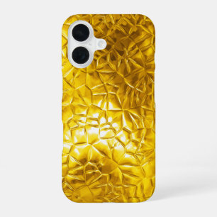 goud glanzende textuur iPhone 16 hoesje