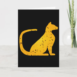 Goud Glas in lood Cat CrystalKatz Kaarten