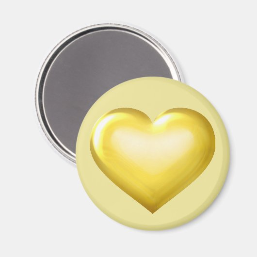 Goud glas magneet (Voorkant / Achterkant)