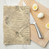 Goud glas ziet er abstract uit in keukenhanddoeken (Quarter Fold)