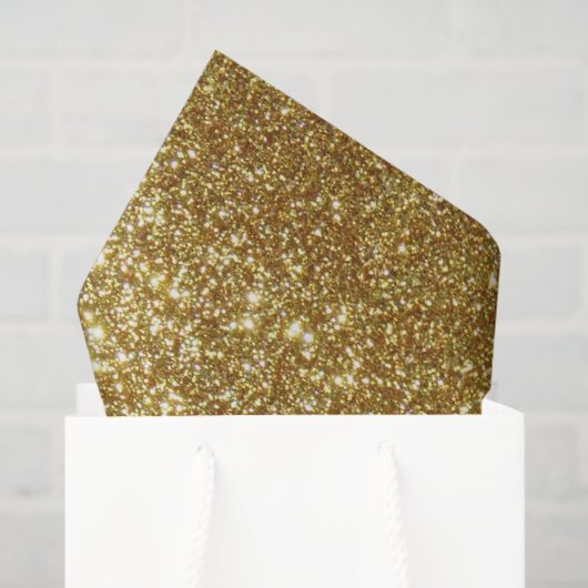Goud glitter tissuepapier (Cadeauzakje)