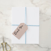 Goud Glitters Beige Roze Dank Je Feest Bruiloft Cadeaulabel (Met Touw)