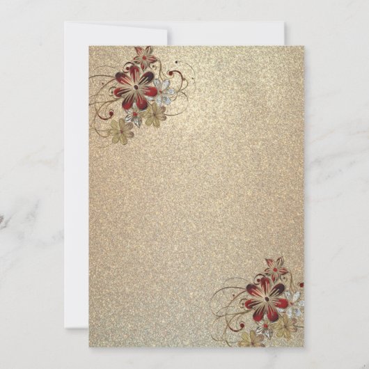 Goud & Glitters Bewaar de Datum Save The Date (Achterkant)