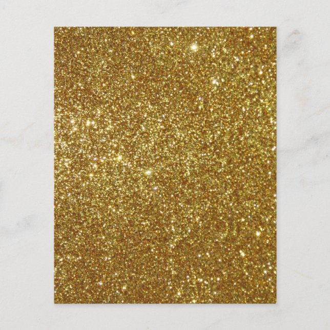 Goud glitterscrapboek achtergrondpapier (Voorkant)