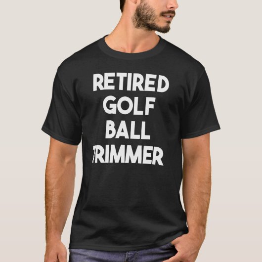 Goud Golf Ball Trimmer T-shirt (Voorkant)