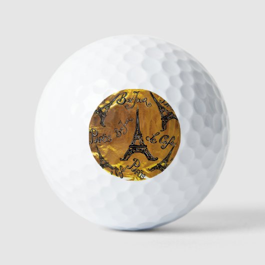 Goud Golfballen (Voorkant)