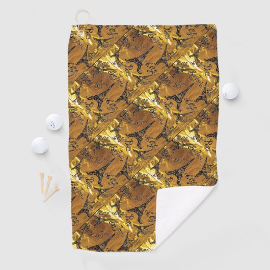 Goud Golfhanddoek (Insitu)