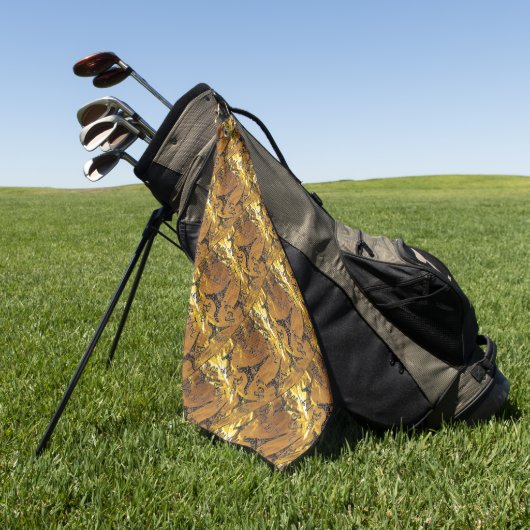 Goud Golfhanddoek (Groen)