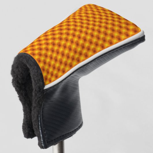 Goud Golfheadcover (3/4 voorkant)