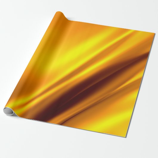 Goud golvende abstracte achtergrond cadeaupapier (Uitgerold)