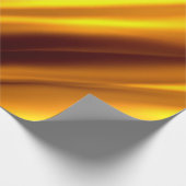 Goud golvende abstracte achtergrond cadeaupapier (Hoek)