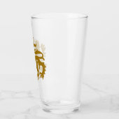Goud Gotische Revival Leeuw Glas (Links)