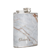 Goud-goudkleurige goudkleurige wolkentextuur heupfles (Rechts)