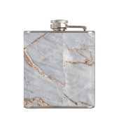 Goud-goudkleurige goudkleurige wolkentextuur heupfles (Achterkant)