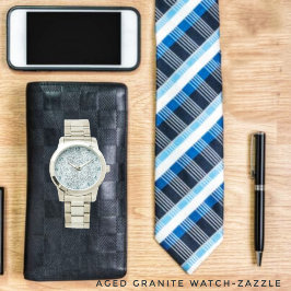 Goud Graniet Horloge