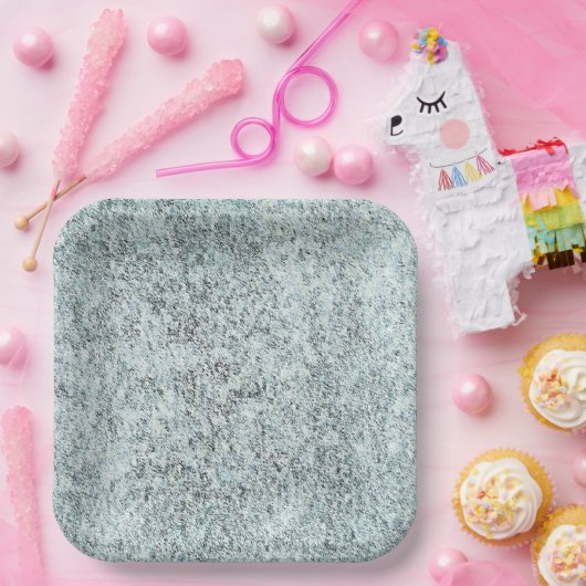 Goud Graniet Papieren Bordje (Feest)