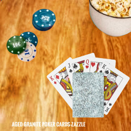 Goud Graniet Pokerkaarten