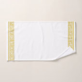Goud Grecian Frieze Design Bad Handdoek (Handdoek)