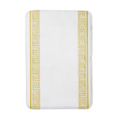 Goud Grecian Frieze Design Badmat (Voorkant Verticaal)