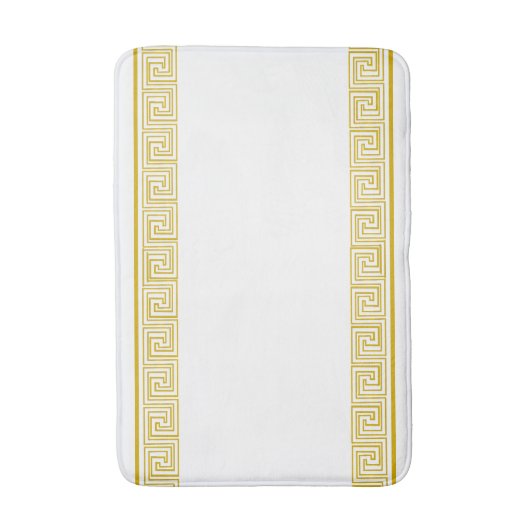 Goud Grecian Frieze Design Badmat (Voorkant Verticaal)