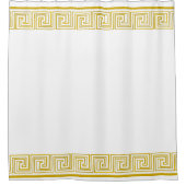 Goud Grecian Frieze Design Douchegordijn (Voorkant)