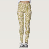 Goud - Griekse Leggings (Voorkant)