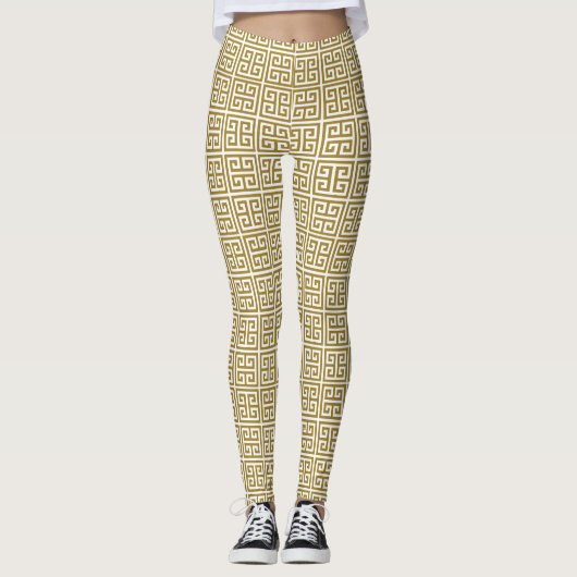 Goud - Griekse Leggings (Voorkant)