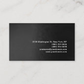 Goud Grijs Haar Stijl Consultant Make-up Artiest Visitekaartje (Achterkant)