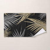 Goud grijs palm laat dromen #1 bad handdoek (Handdoek)