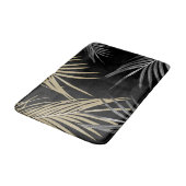 Goud grijs palm laat dromen #1 badmat (Gekanteld)
