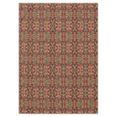 Goud Groen Bladeren Rood Vakantie Tafelkleed (Voorkant)