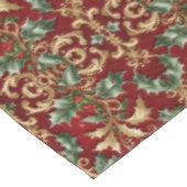 Goud Groen Bladeren Rood Vakantie Tafelkleed (Gekanteld)