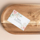 Goud Groen Bladgroen Bloemen Bruiloft Gift Registr Informatiekaartje