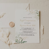 Goud Groen Bladgroen Kalligrafie Eerste Communie Kaart