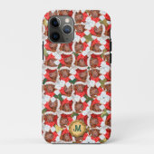 Goud Groen Chocolade Dachshund Lieve Hond Kerstmis Case-Mate iPhone Case (Achterkant)