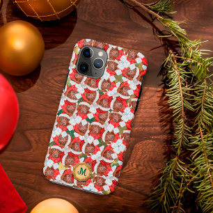 Goud Groen Chocolade Dachshund Lieve Hond Kerstmis Case-Mate iPhone Case