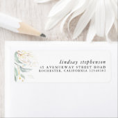 Goud groen elegant modern etiket (Insitu)