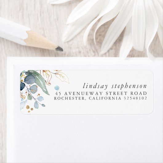 Goud groen elegante moderne sticker (Insitu)