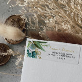 Goud & Groen Eucalyptus Retouradres Label