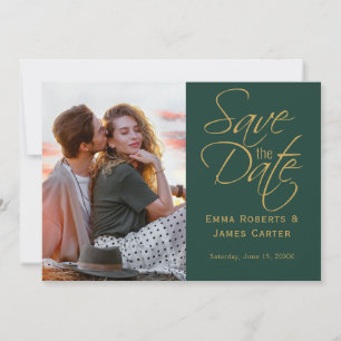 Goud & Groen Foto Save the Date
