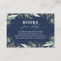 Goud groen Navy Blue Baby Boeken Aanvraag