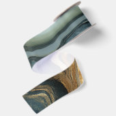 Goud groene kleur abstract lint (Achterkant)