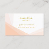 Goud Handgeschreven Naam Professioneel Modern Eleg Visitekaartje (Achterkant)