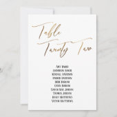 Goud handschrift Tabel 22 Zitkuur (Voorkant)