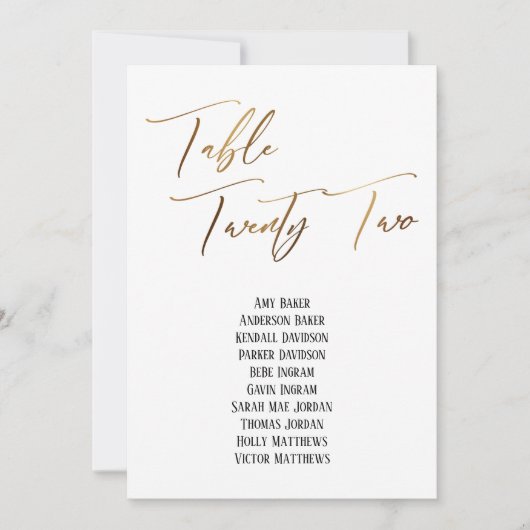 Goud handschrift Tabel 22 Zitkuur (Voorkant)