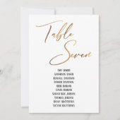 Goud handschrift Tabel 7 Zitplaatje (Voorkant)